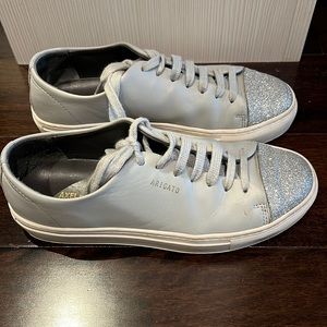 Axel Arigato - Glitter Trimmed Leather Sneakers